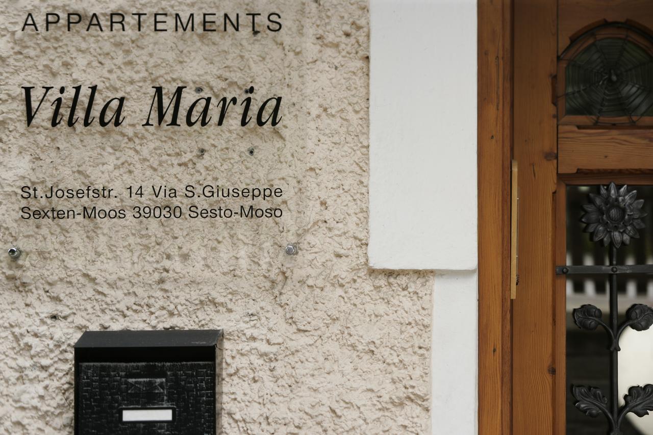 Residence Villa Maria Sexten Buitenkant foto
